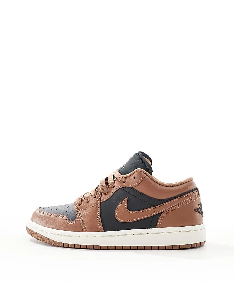 Air Jordan 1 Low Trainers In Brown And Black For Women 2 Air Jordan 1 Low Trainers In Brown And Black For Women - Image 2